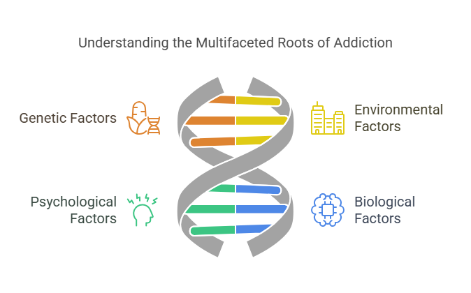 What are the causes of addiction